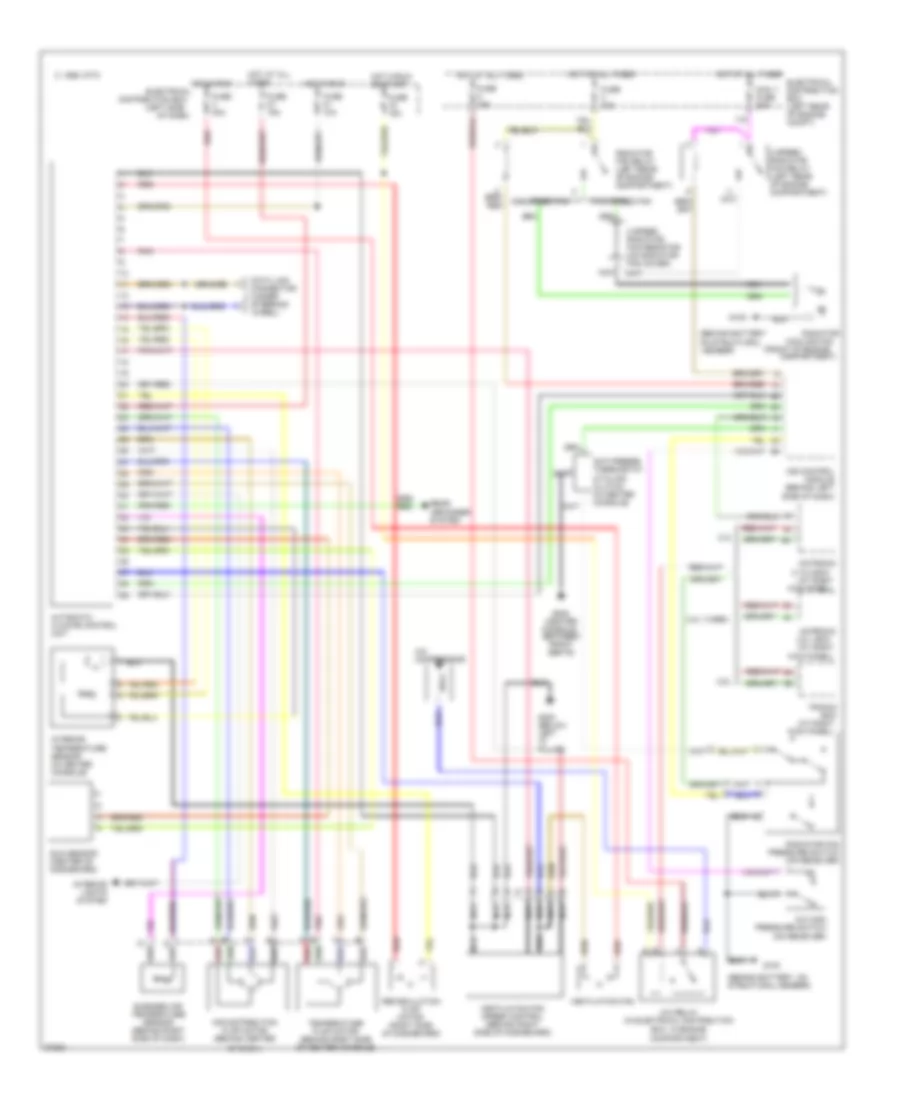 Air Conditioning Wiring Diagrams Auto A C for Saab 900 S 1998
