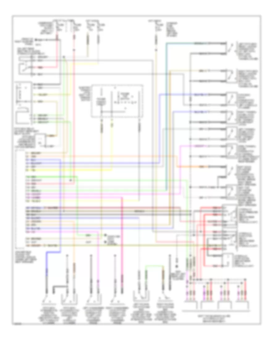 Convertible Top Wiring Diagram for Saab 9 3 SE 1999