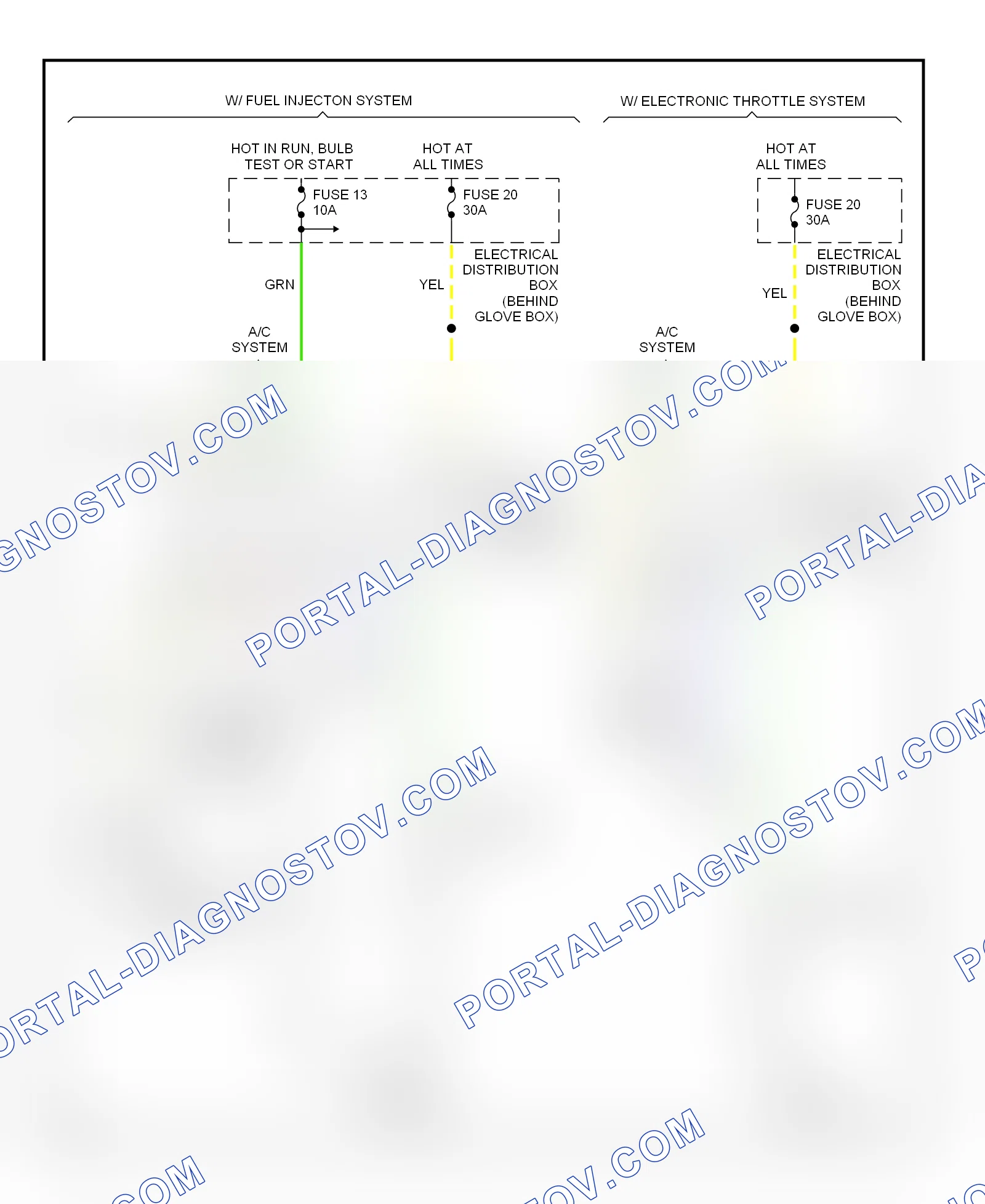 Auxiliary Cooling Fan Wiring Diagram with A C for Saab CD 1991 9000