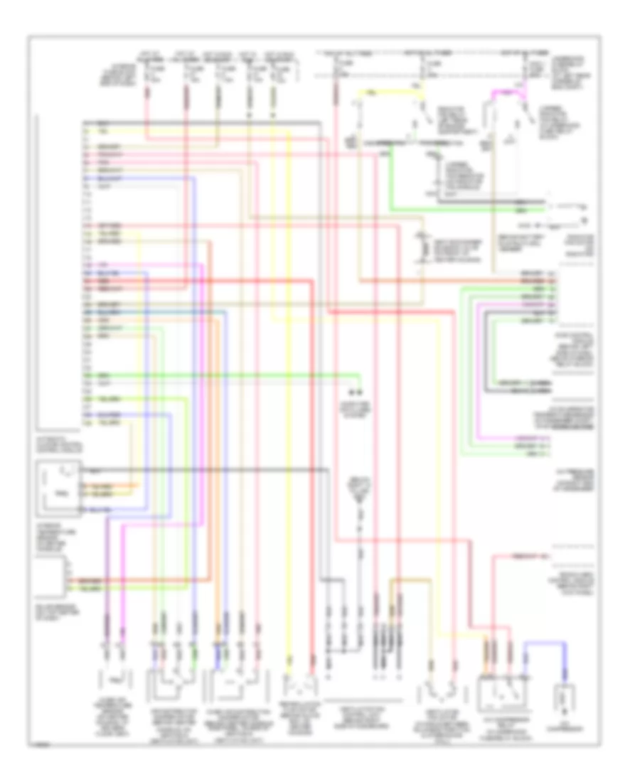 Электросхема кондиционера для Saab 9-3 SE 2000