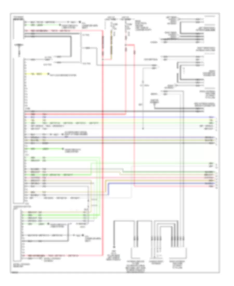 Navigation Wiring Diagram with Bose Speakers 1 of 3 for Saab 9 3 Aero 2011