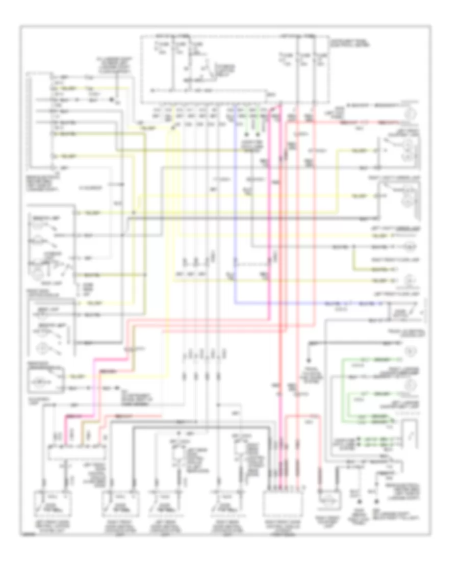 Courtesy Lamps Wiring Diagram Wagon for Saab 9 3 Turbo4 2011