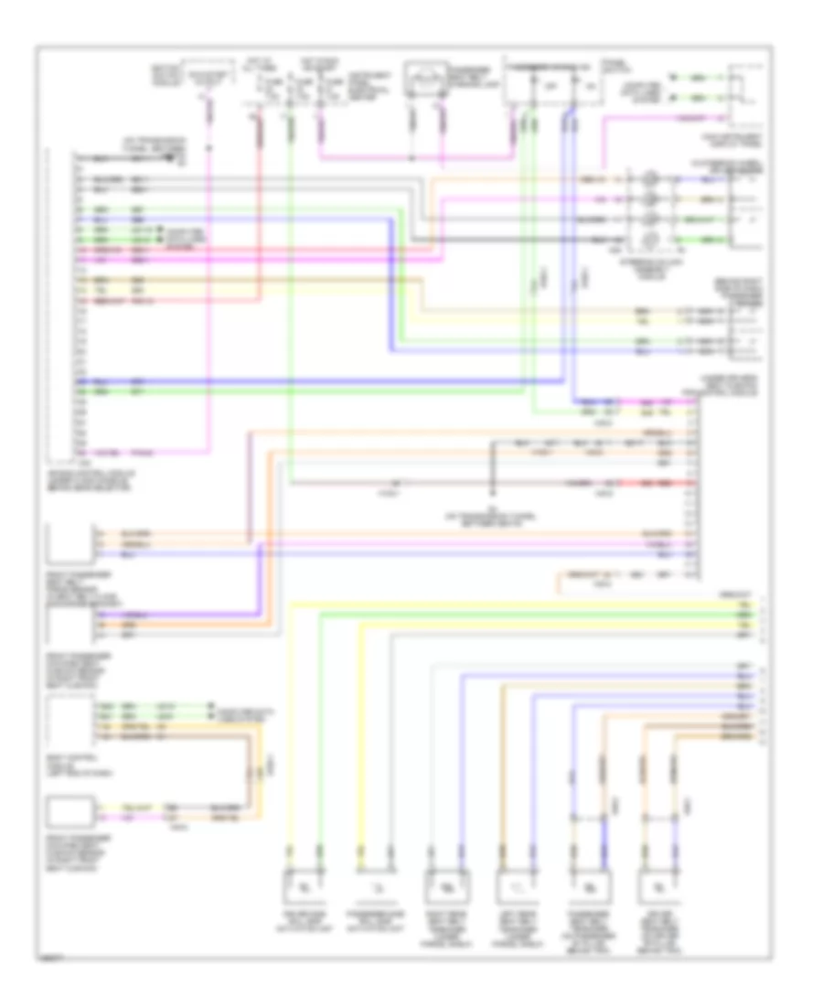 Supplemental Restraints Wiring Diagram Convertible 1 of 2 for Saab 9 3 Turbo4 2011