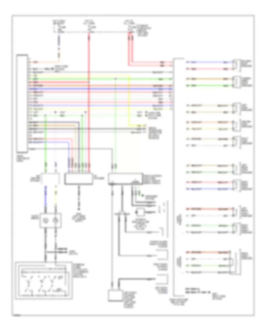 Radio Wiring Diagrams Up Level for Saab 9 5 2000