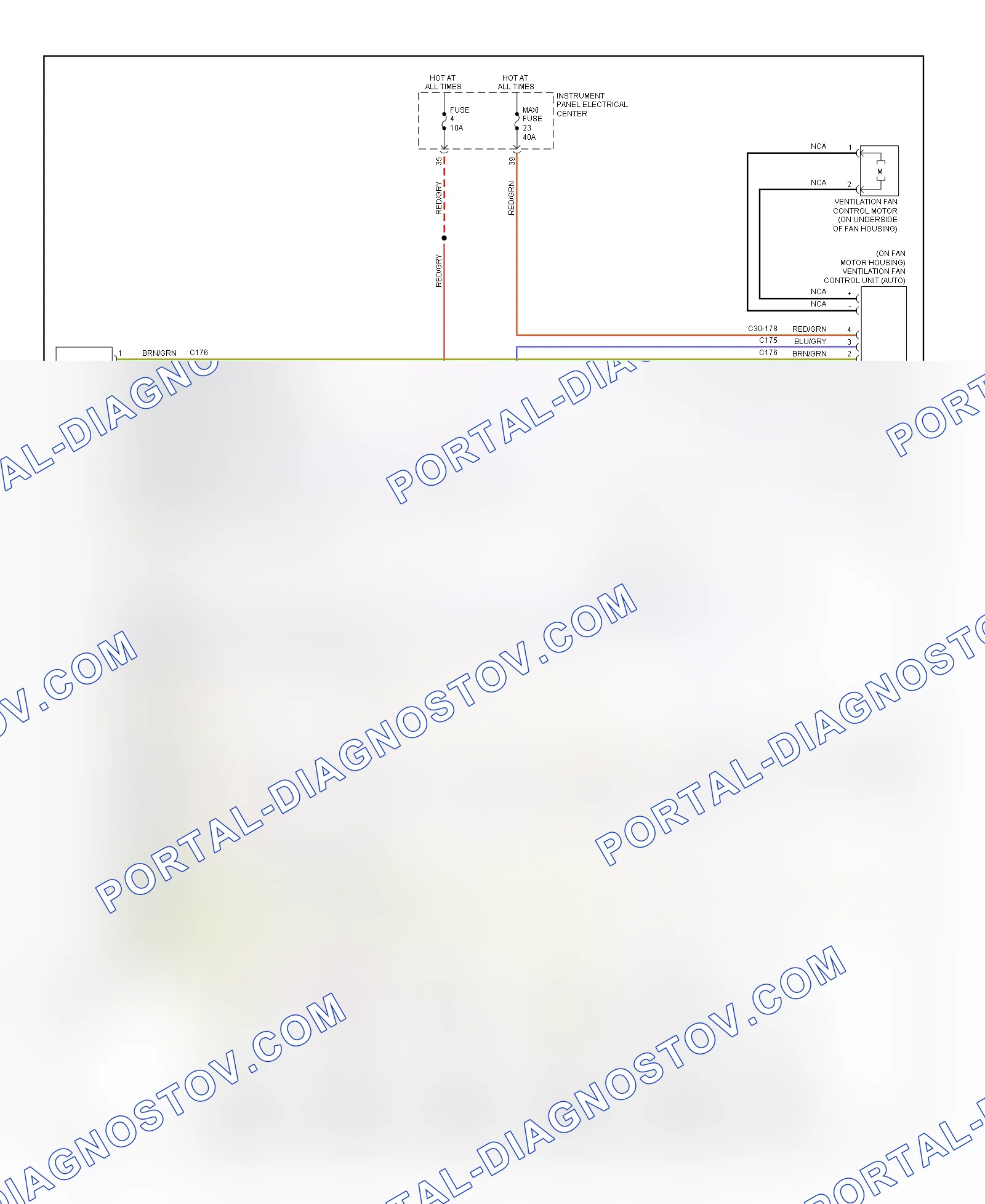 Automatic A C Wiring Diagram Dual Fans 1 of 2 for Saab 9 3X 2011