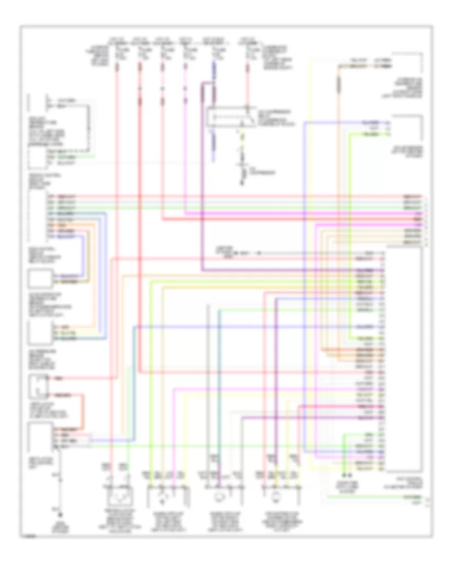 Automatic A C Wiring Diagram 1 of 2 for Saab 9 5 Aero 2000