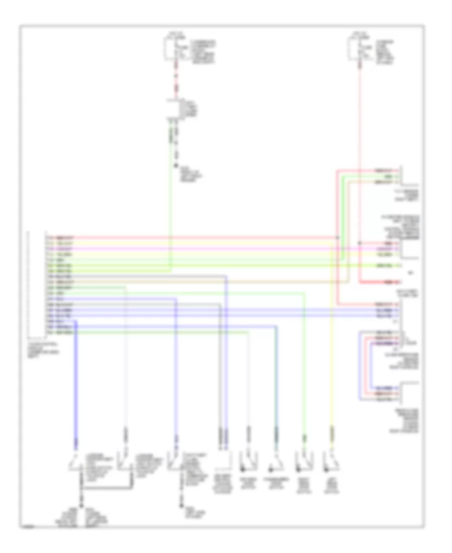 Anti theft Wiring Diagram for Saab 9 5 SE 2000