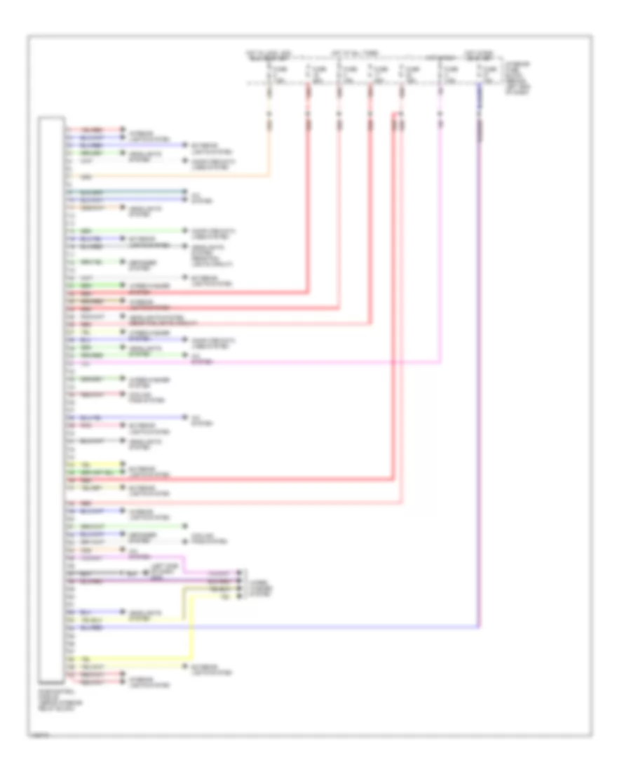 Body Computer Wiring Diagrams 2 of 2 for Saab 9 5 SE 2000