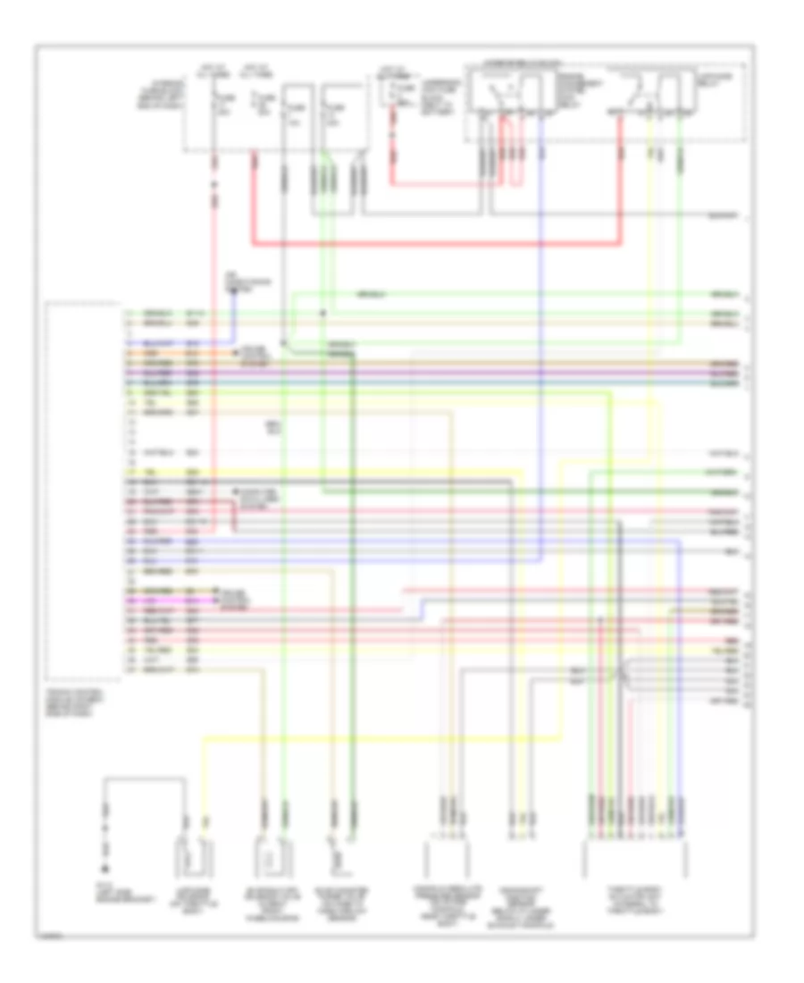 3 0L Turbo Engine Performance Wiring Diagrams 1 of 3 for Saab 9 5 SE 2000