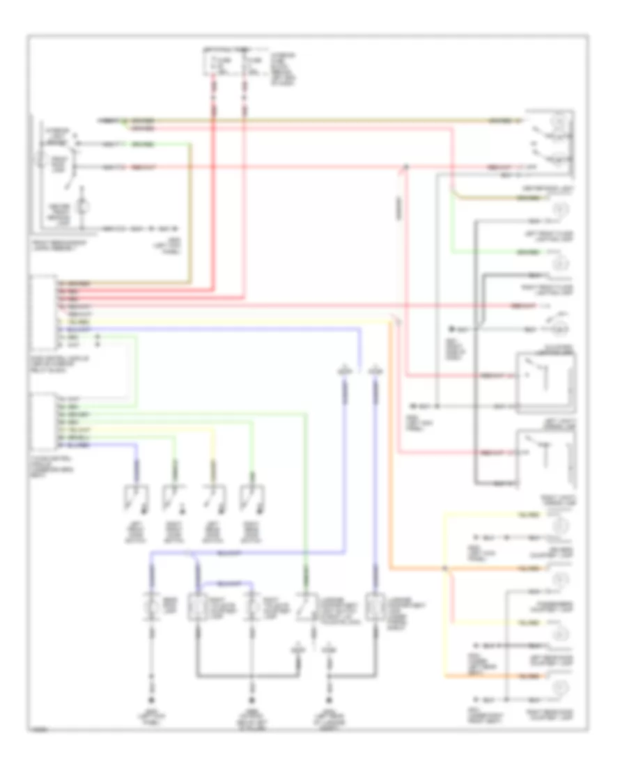 Courtesy Lamp Wiring Diagram for Saab 9 5 SE 2000