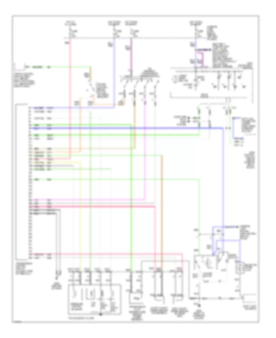 A T Wiring Diagram for Saab 9 5 SE 2000