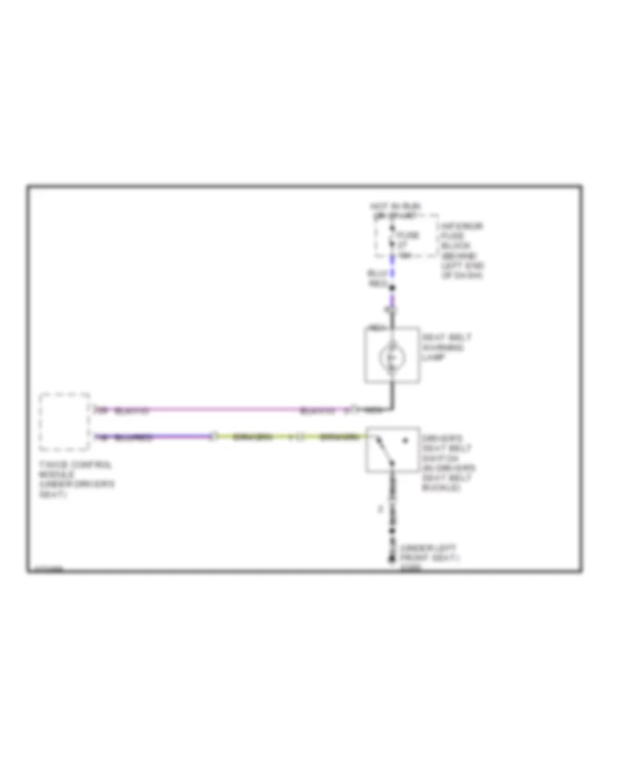 Warning System Wiring Diagrams for Saab 9 5 SE 2000