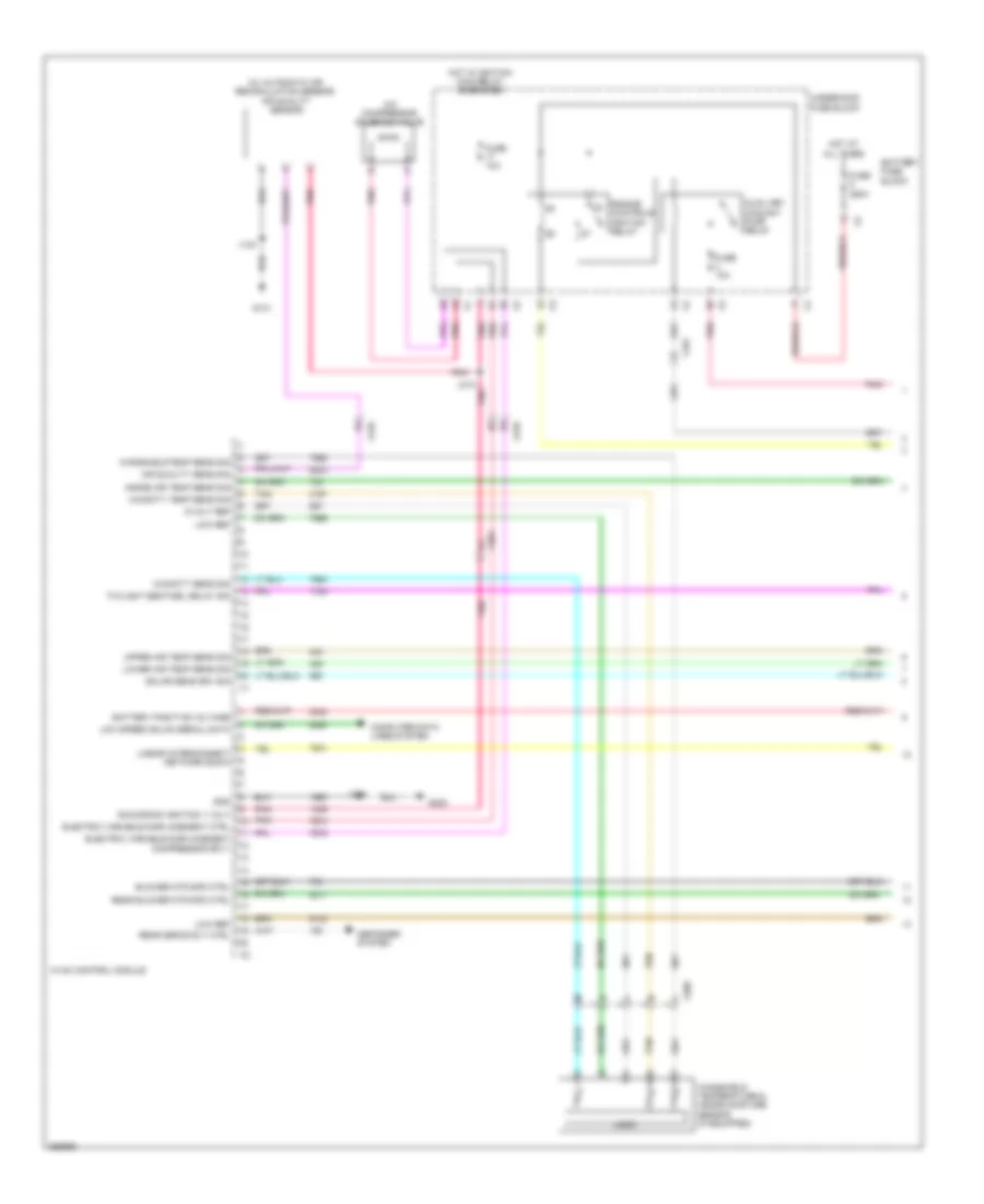 2.8L Турбо, Электросхема кондиционера (1 из 4) для Saab 9-4X 3.0i Premium 2011