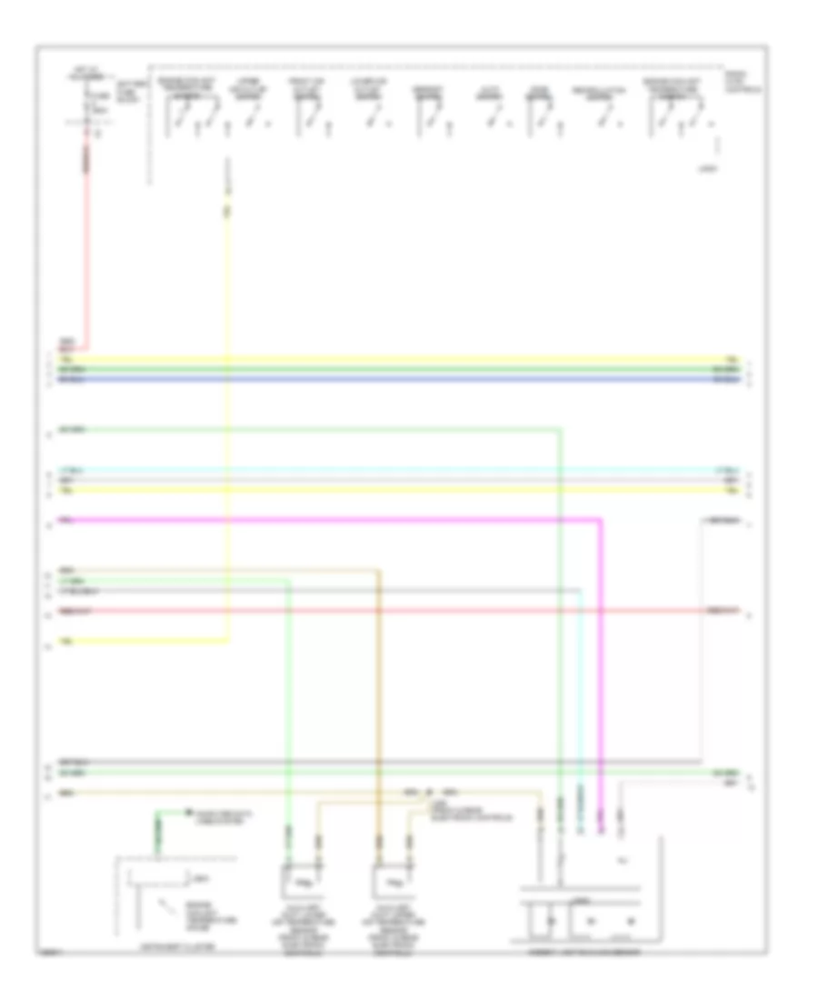 3.0L, Automatic AC Wiring Diagram (2 of 4) for Saab 9-4X 3.0i Premium 2011