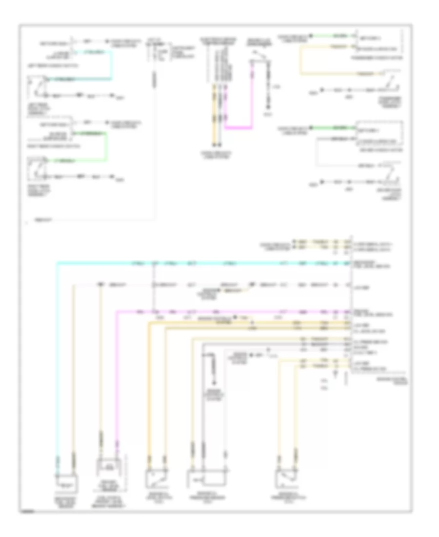 Instrument Cluster Wiring Diagram (2 of 2) for Saab 9-4X 3.0i Premium 2011