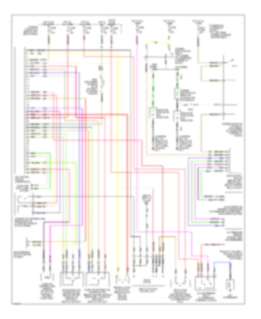 Automatic A C Wiring Diagram for Saab 9 3 2001