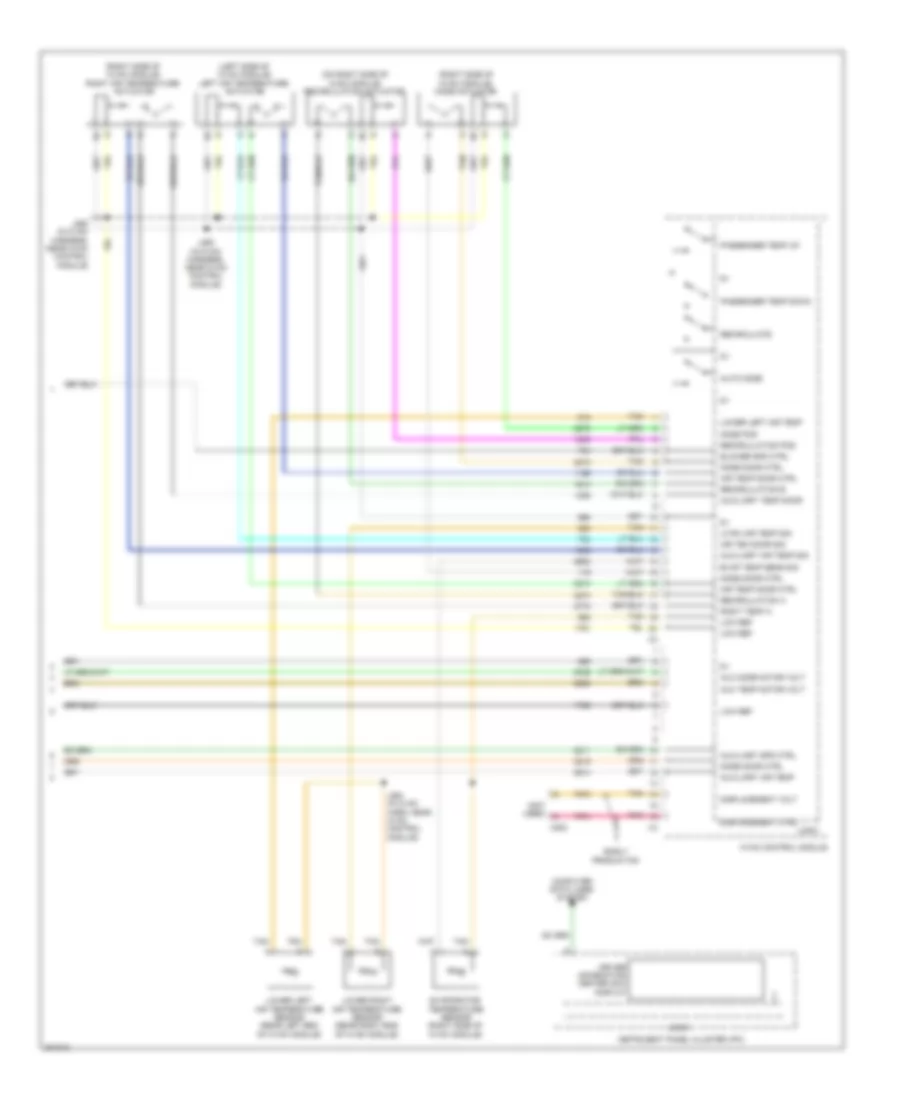 Электросхема кондиционера (4 из 4) для Saturn Outlook XE 2009