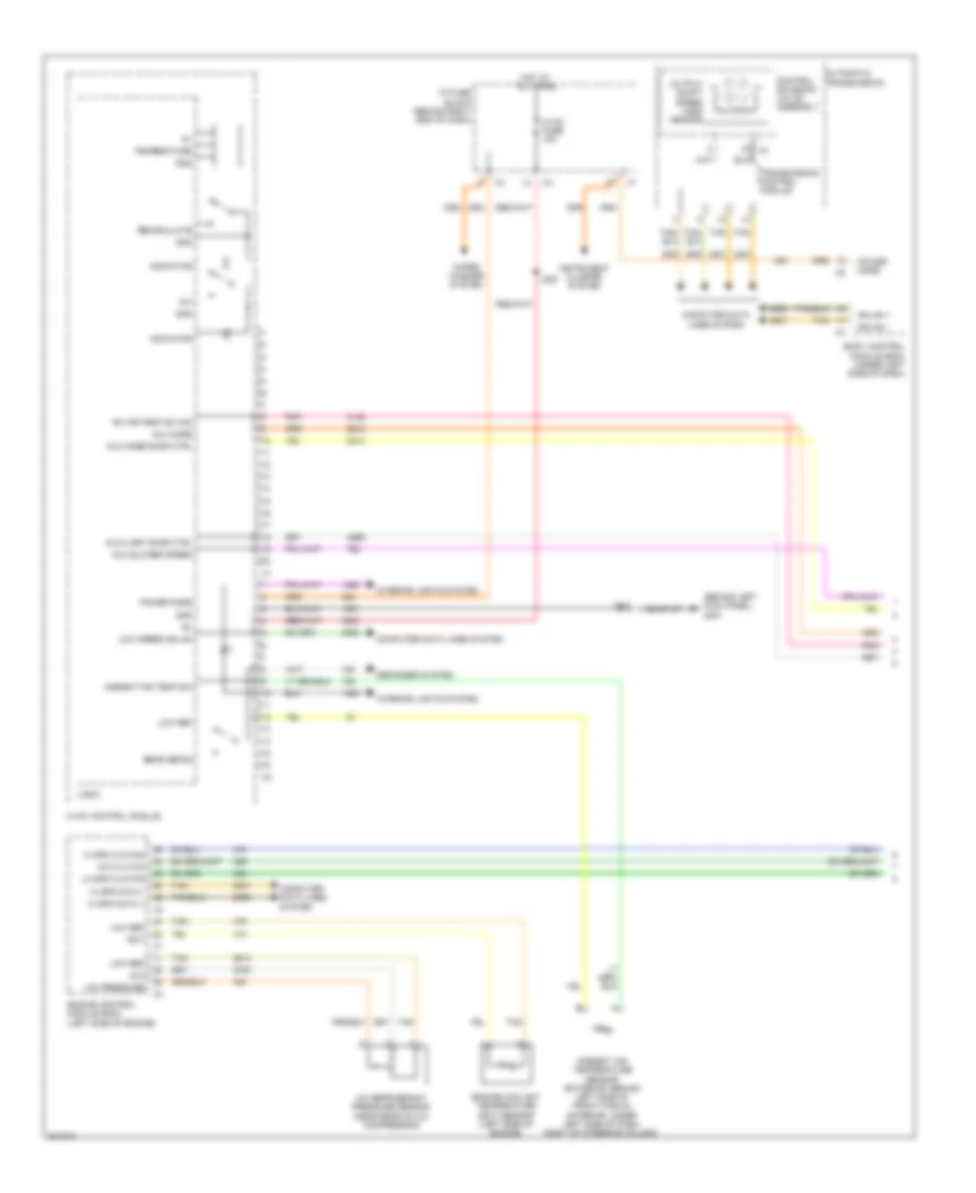 Электросхема кондиционера с ручный управлением (1 из 4) для Saturn Outlook XE 2009