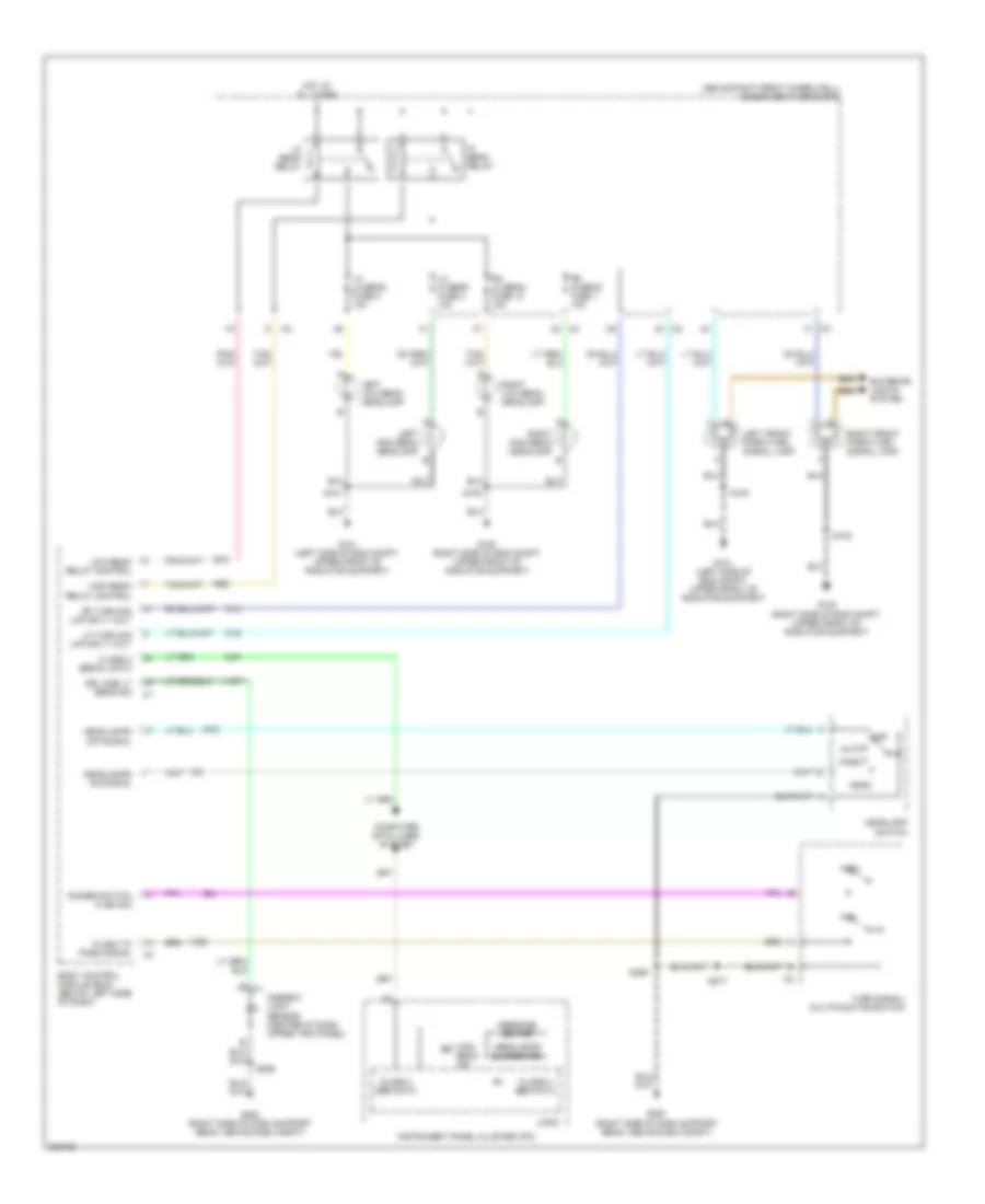Электросхема фар для Saturn Relay 2005