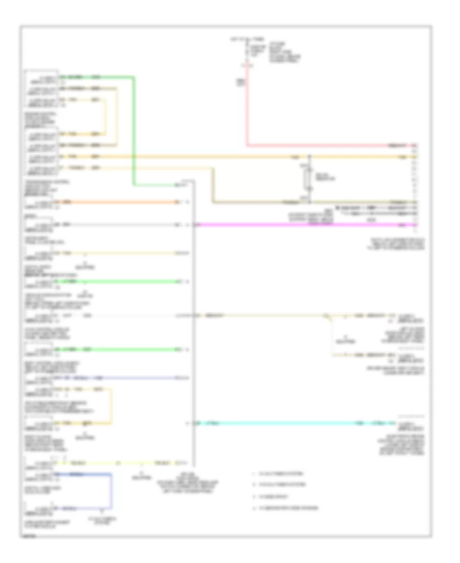 Электросхема линии передачи данных CAN для Saturn Relay 2007