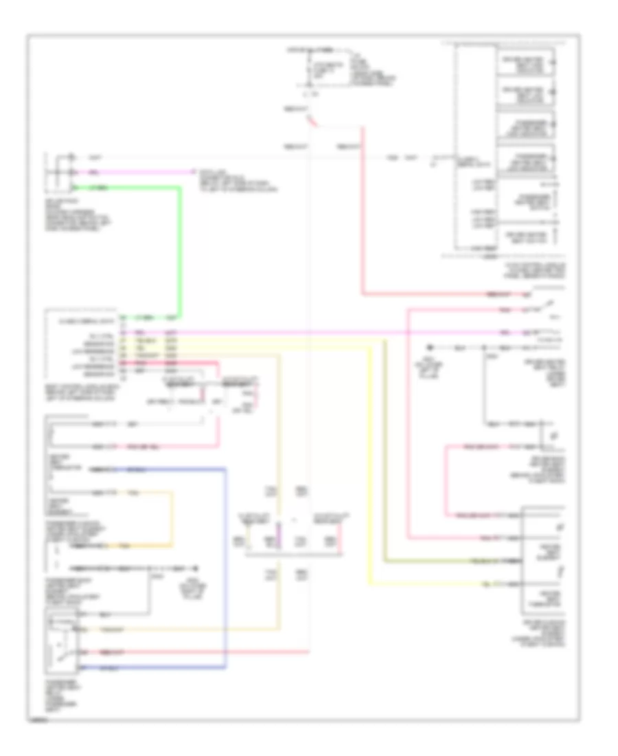 Электросхема подогрева сидений для Saturn Relay 2007