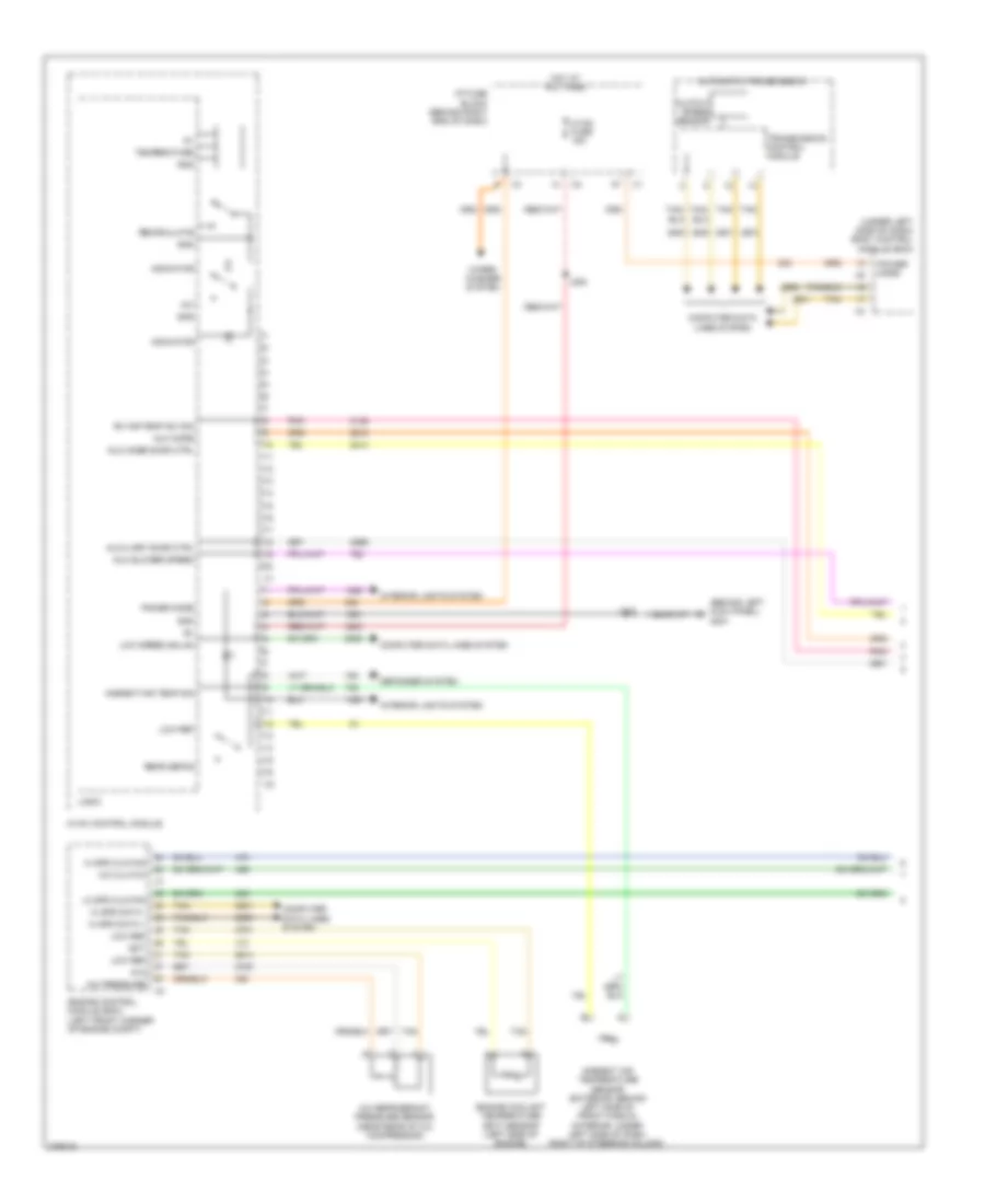Электросхема кондиционера с ручный управлением (1 из 4) для Saturn Outlook XE 2008