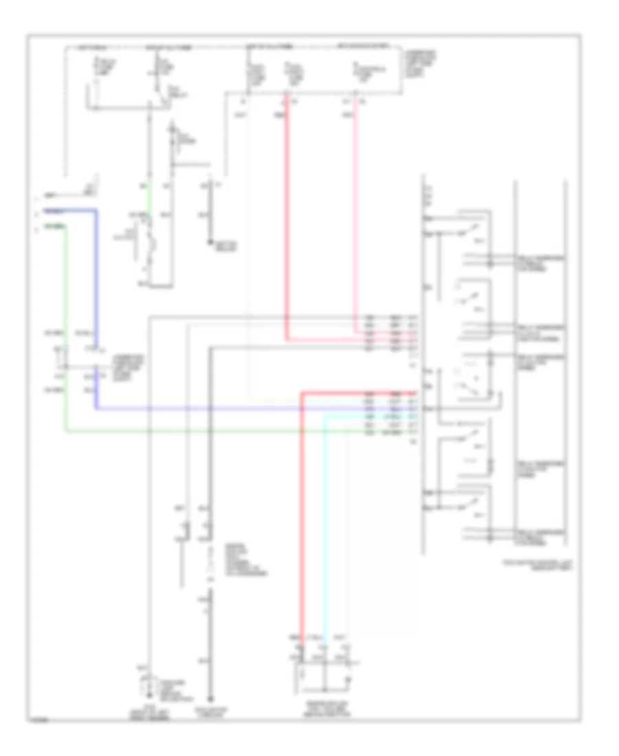 A C Wiring Diagram 2 of 2 for Saturn LS1 2000
