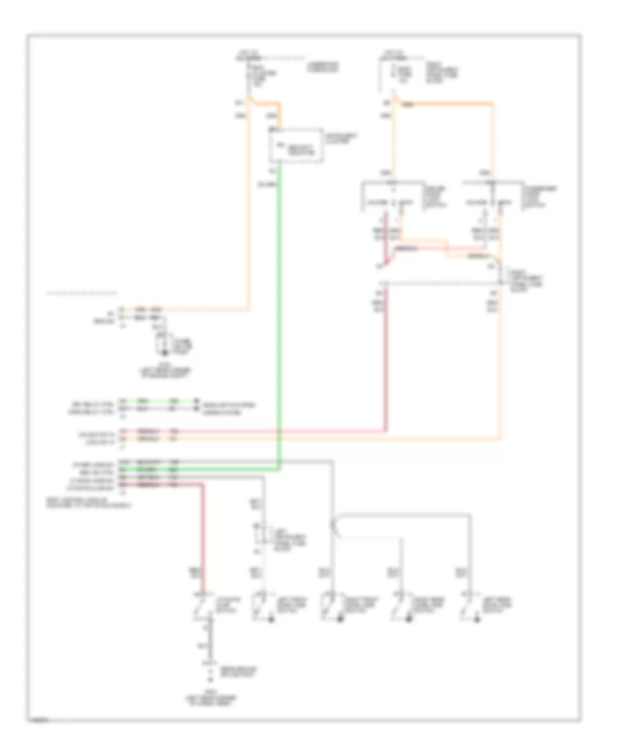 Forced Entry Wiring Diagram for Saturn LS1 2000