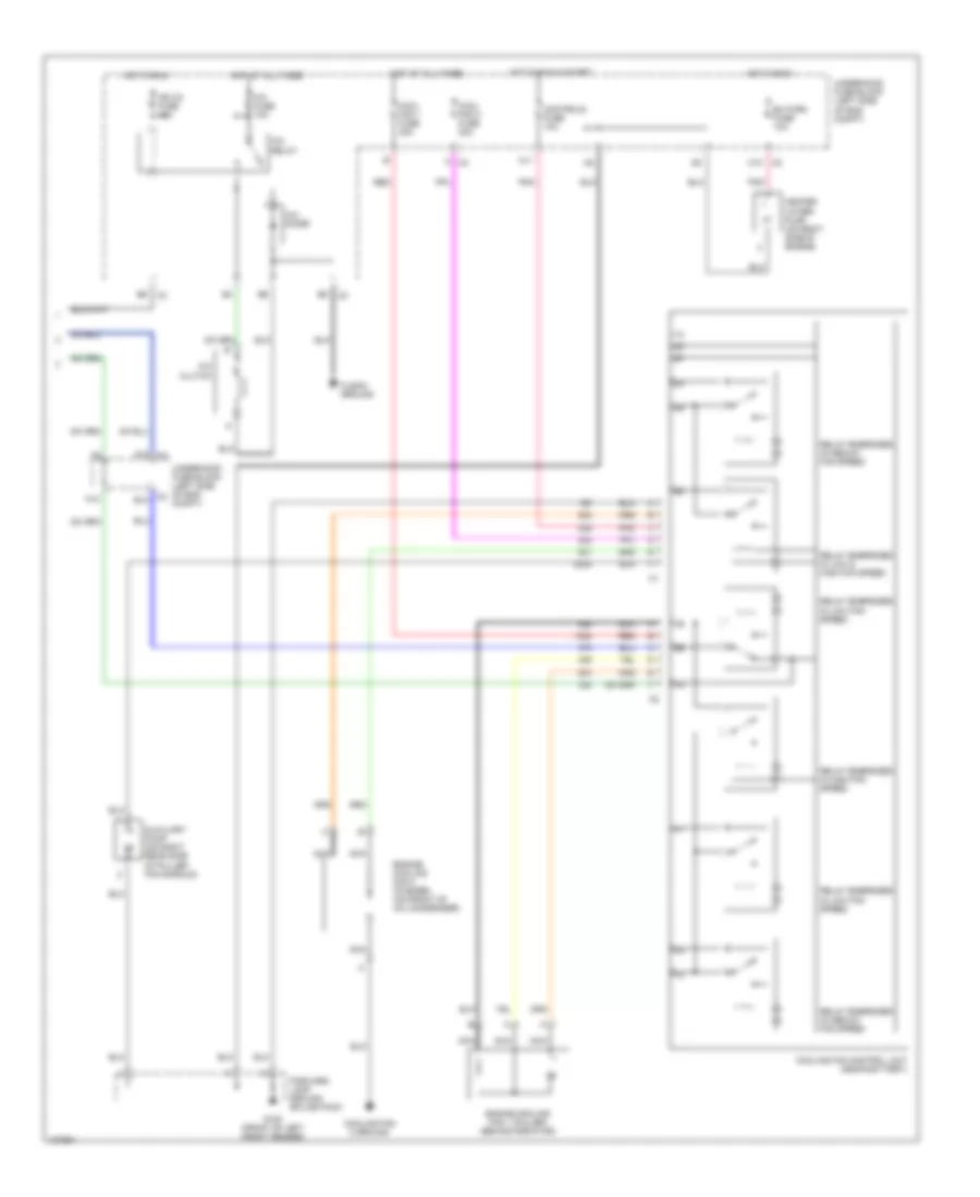 A C Wiring Diagram 2 of 2 for Saturn LS2 2000