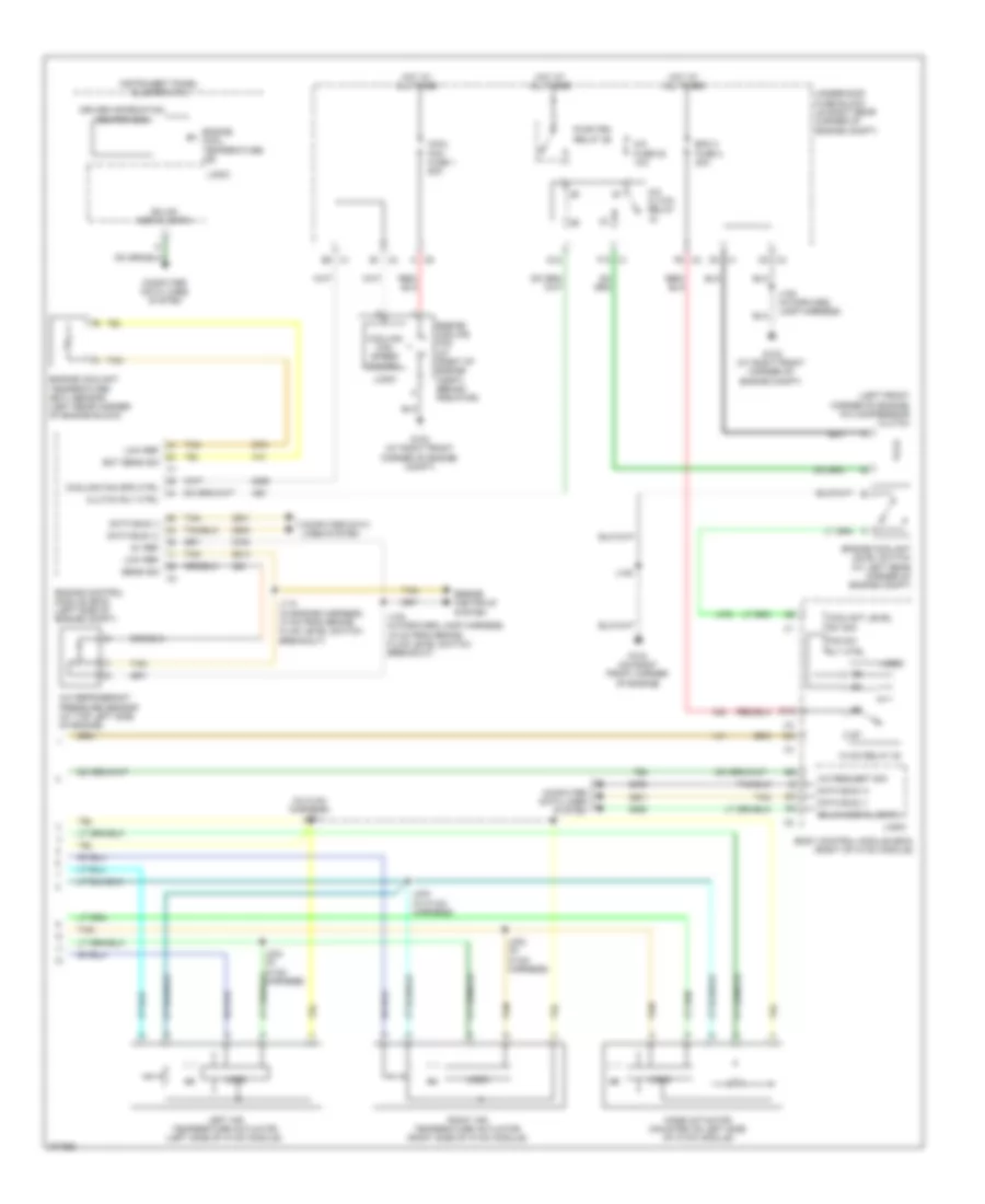 2.0L VIN X, Manual AC Wiring Diagram (2 of 2) for Saturn Sky Red Line 2008