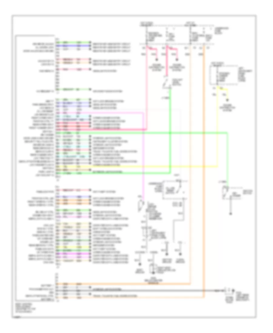 Body Computer Wiring Diagrams for Saturn LW1 2000