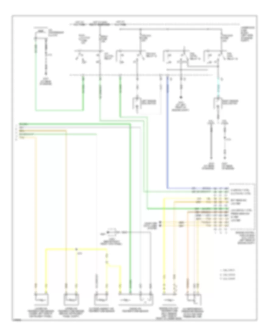 2 4L VIN P Automatic A C Wiring Diagram 2 of 2 for Saturn Vue Green Line 2008