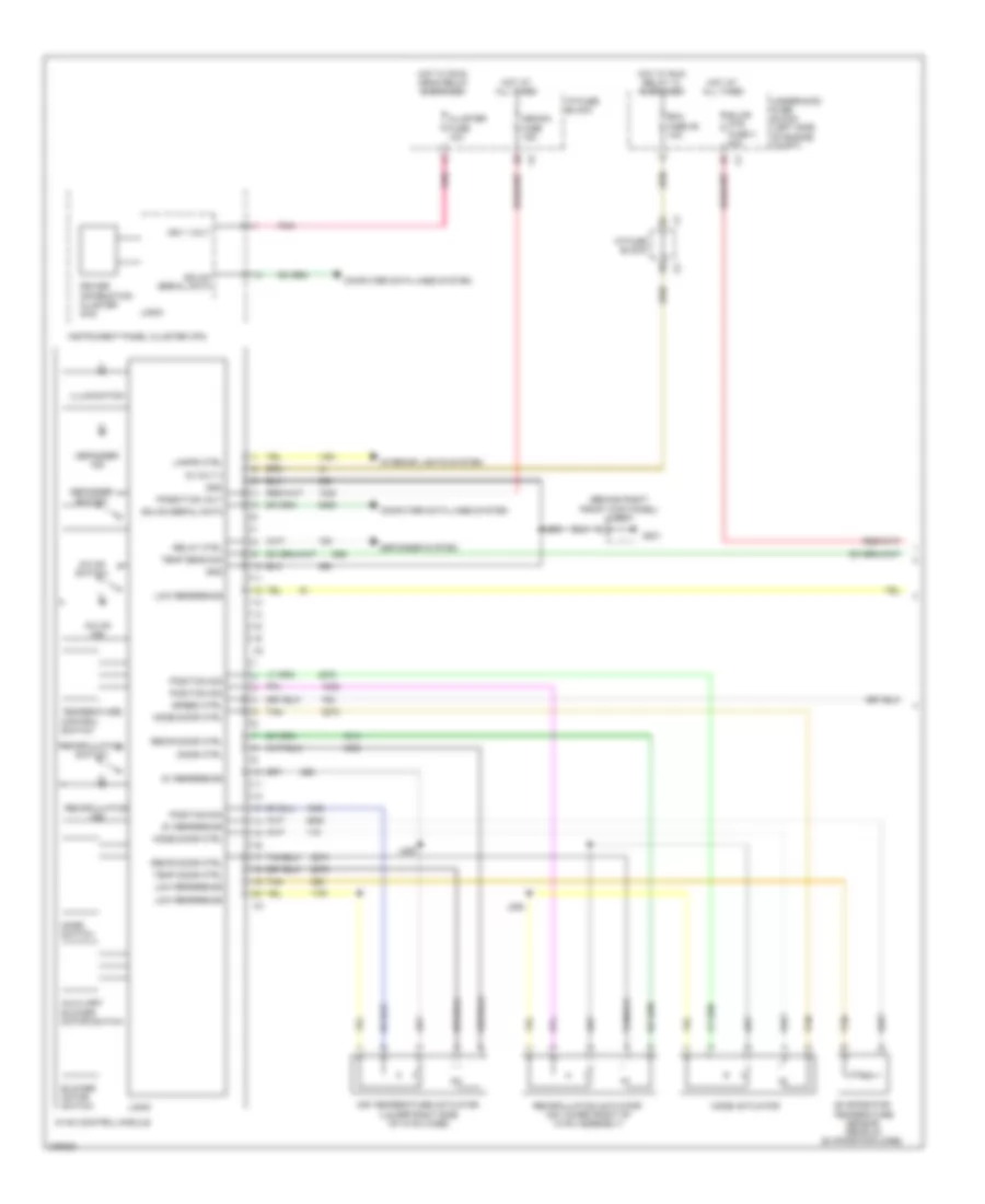 3.5L VIN N, Manual AC Wiring Diagram (1 of 2) for Saturn Vue Green Line 2008