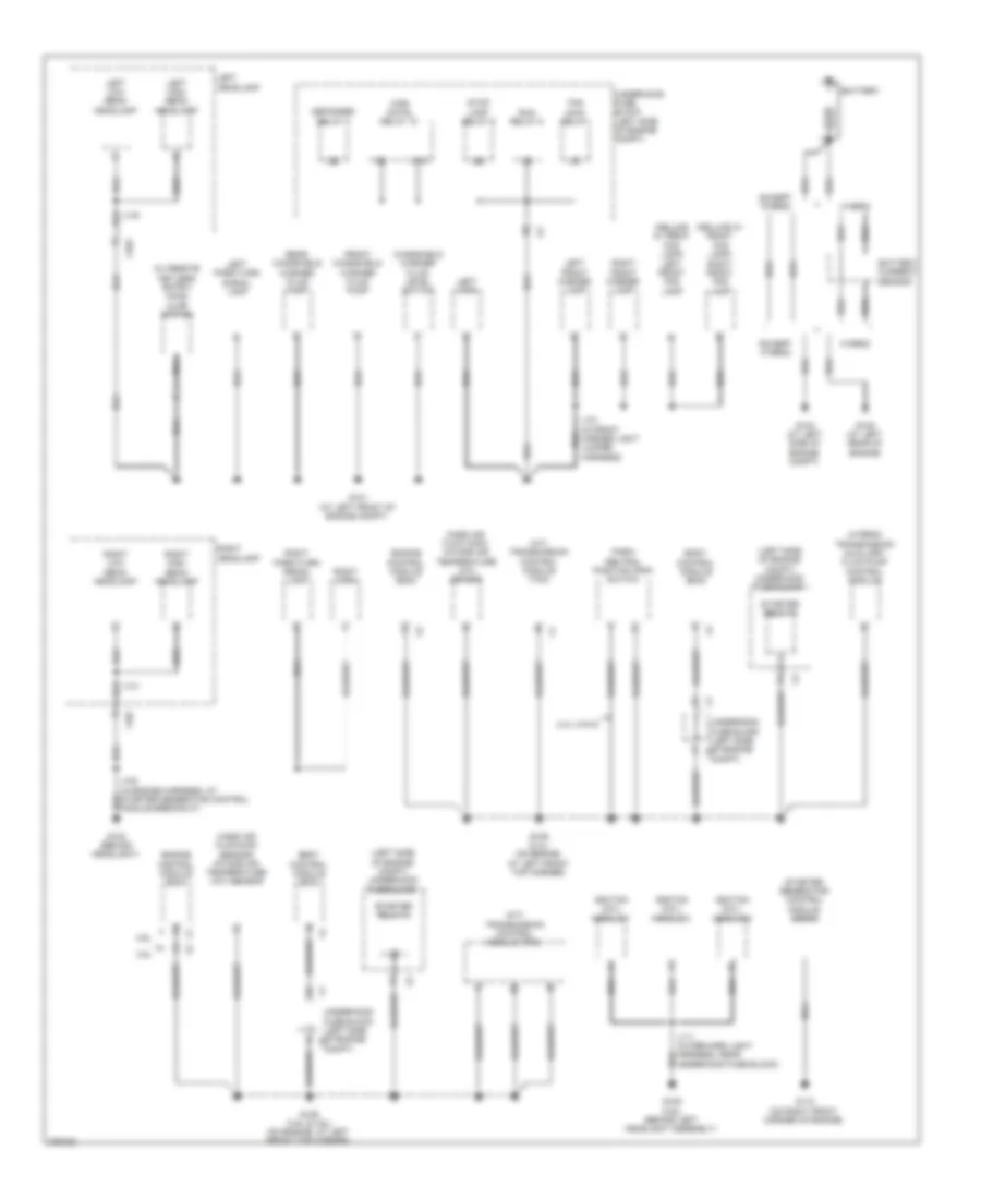 Ground Distribution Wiring Diagram 1 of 4 for Saturn Vue Green Line 2008