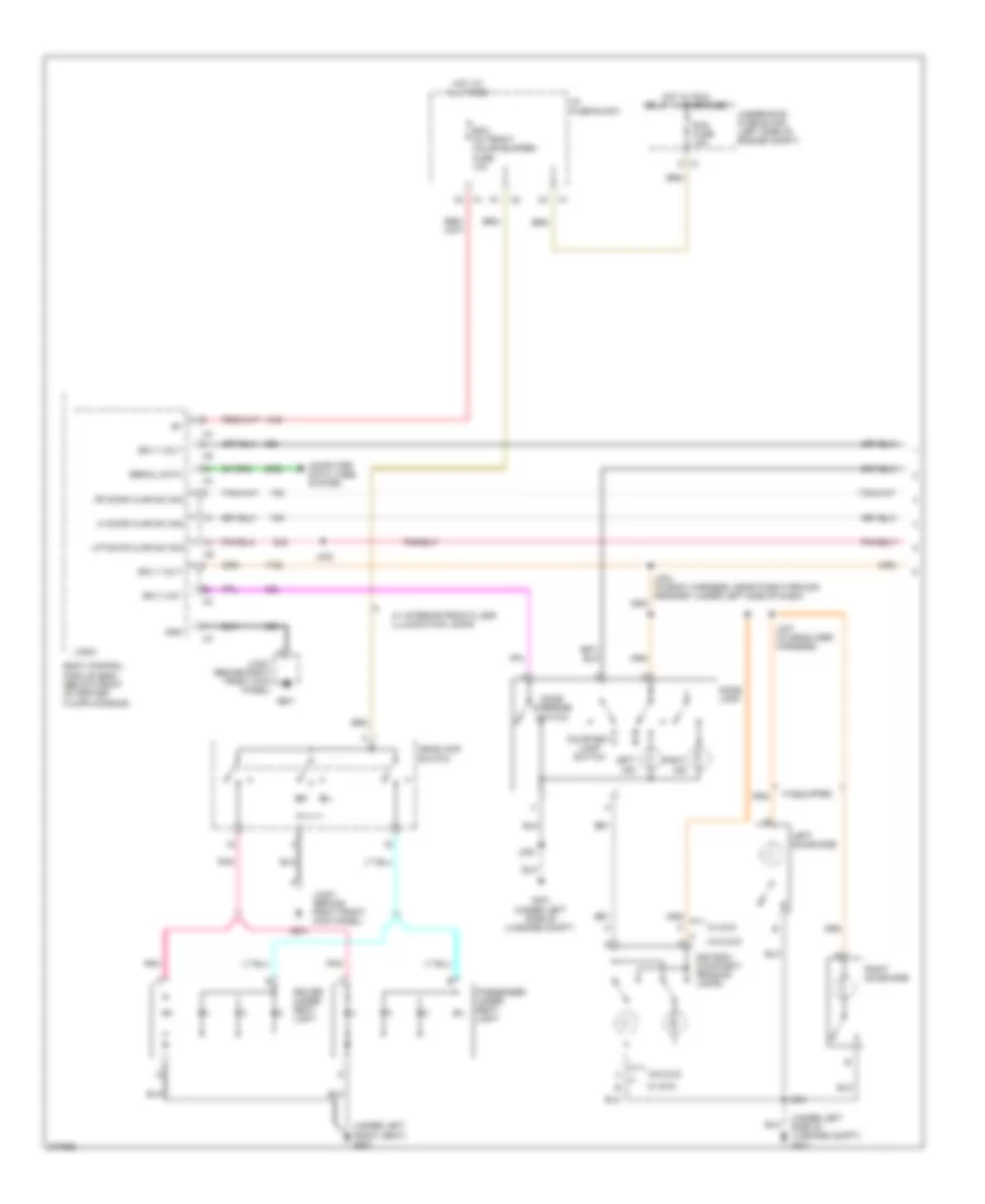 Courtesy Lamps Wiring Diagram 1 of 2 for Saturn Vue Green Line 2008