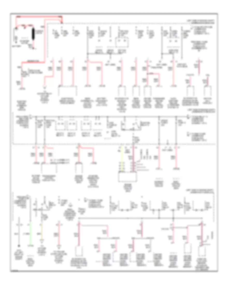 Power Distribution Wiring Diagram 1 of 3 for Saturn Vue Green Line 2008