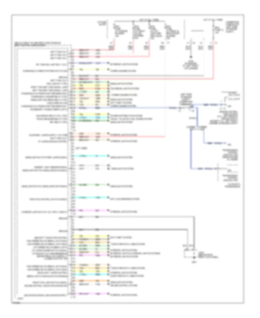 Body Control Modules Wiring Diagram 1 of 2 for Saturn Vue Red Line 2008