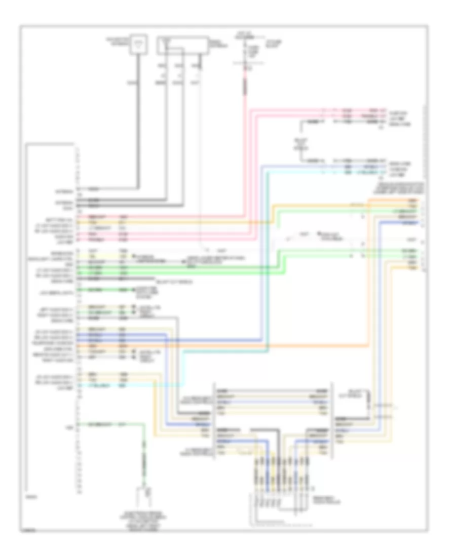 Premium Sound Radio Wiring Diagram (1 of 2) for Saturn Vue Red Line 2008