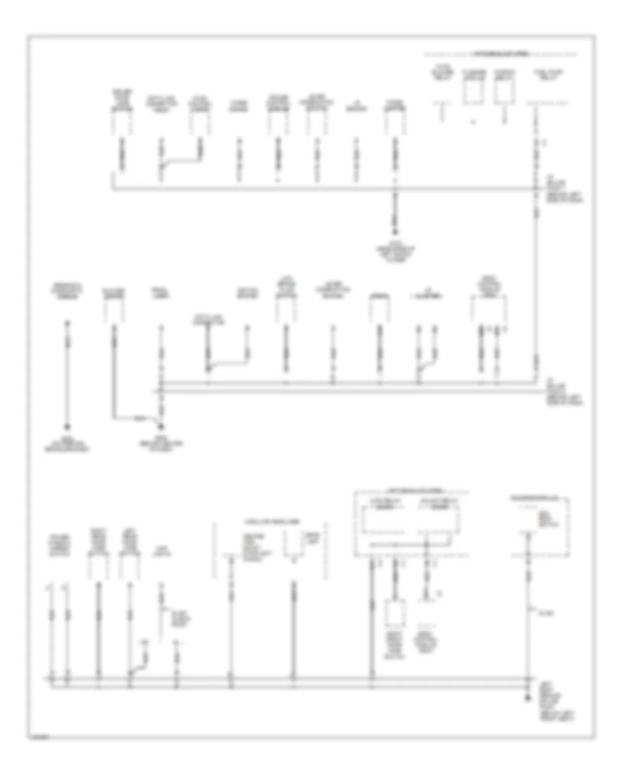 Ground Distribution Wiring Diagram (2 of 3) for Saturn SC1 2000