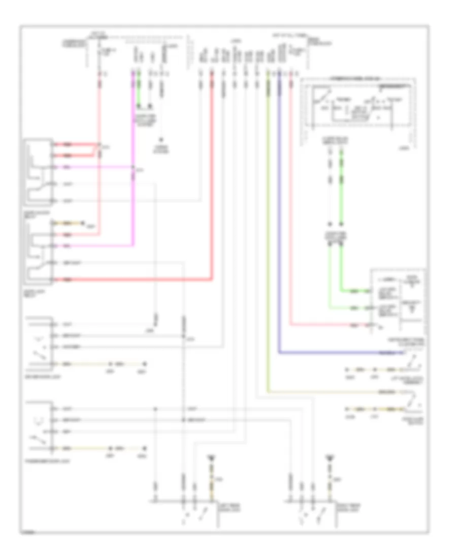 Forced Entry Wiring Diagram for Saturn Astra XE 2009