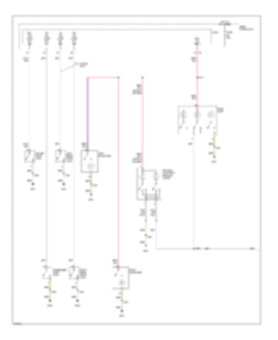 Courtesy Lamps Wiring Diagram 1 of 2 for Saturn Astra XE 2009