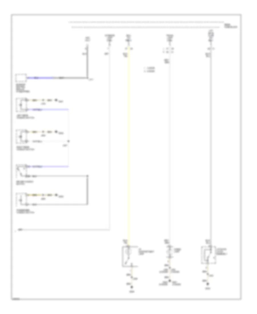 Courtesy Lamps Wiring Diagram (2 of 2) for Saturn Astra XE 2009