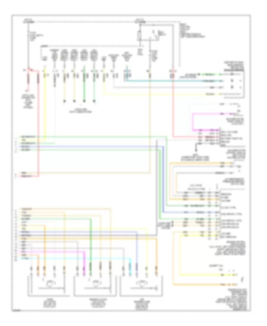 Automatic A C Wiring Diagram 2 of 2 for Saturn Aura Green Line 2009