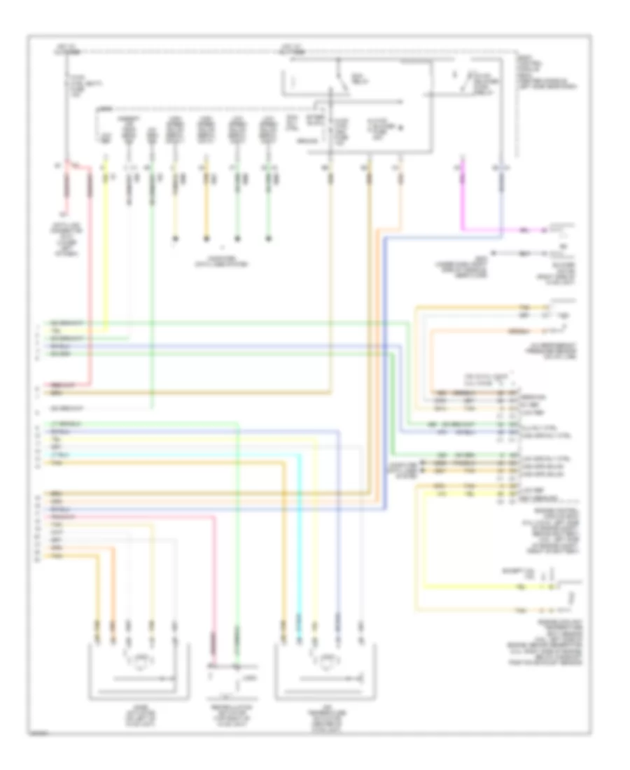Manual A C Wiring Diagram 2 of 2 for Saturn Aura Green Line 2009