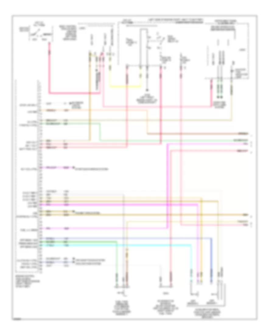 3.6L VIN 7, Engine Performance Wiring Diagram (1 of 6) for Saturn Aura Green Line 2009