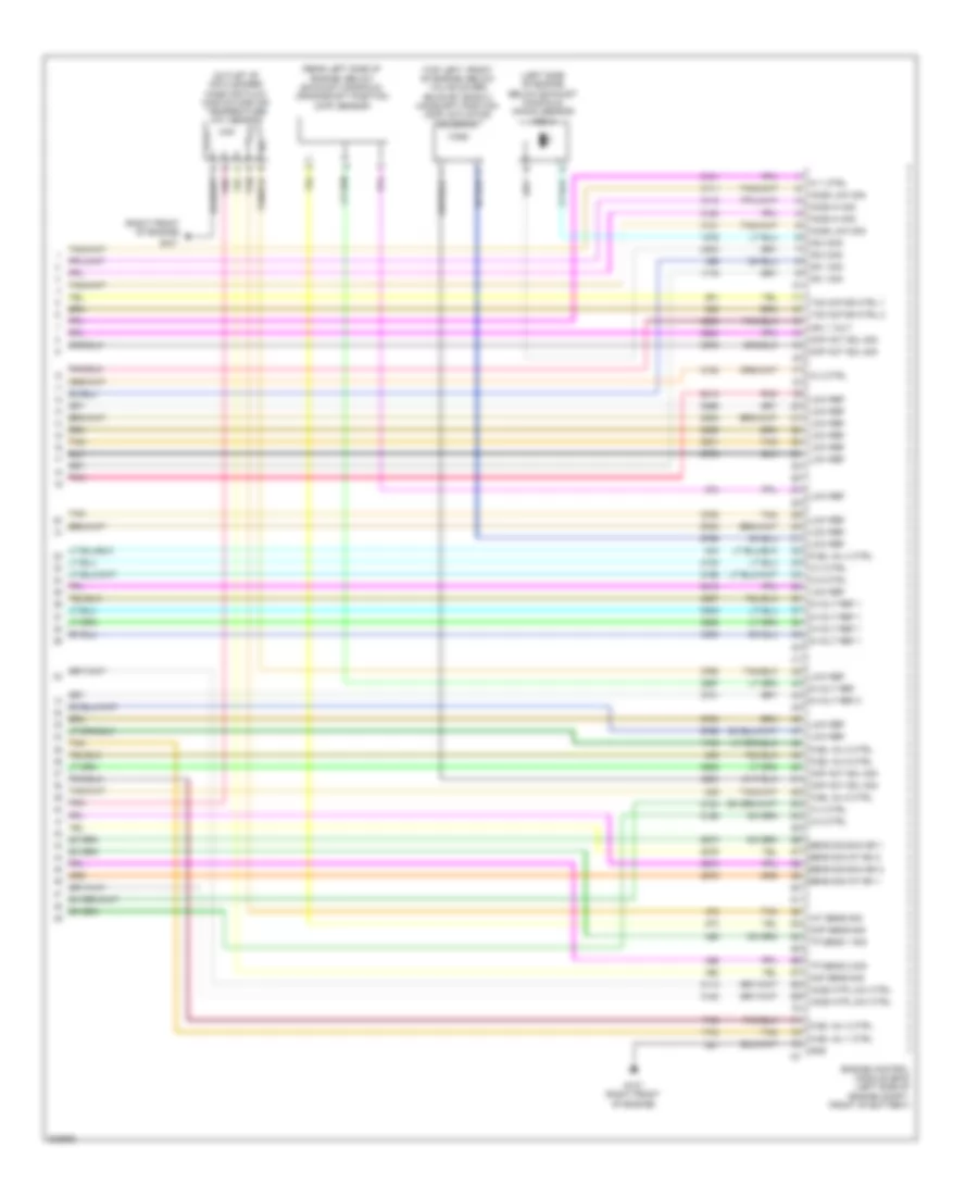 3.6L VIN 7, Engine Performance Wiring Diagram (6 of 6) for Saturn Aura Green Line 2009