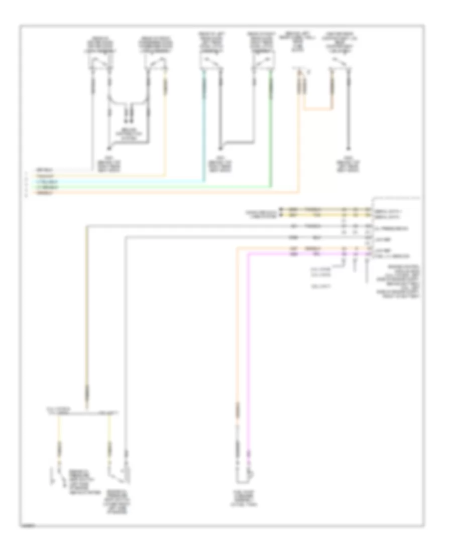 Instrument Cluster Wiring Diagram 2 of 2 for Saturn Aura Green Line 2009