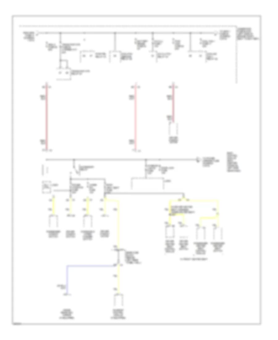 Power Distribution Wiring Diagram (2 of 5) for Saturn Aura Green Line 2009