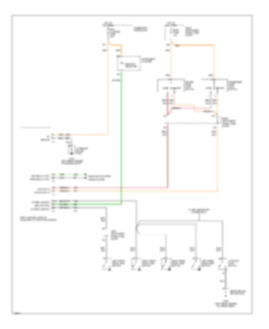Forced Entry Wiring Diagram for Saturn L100 2001