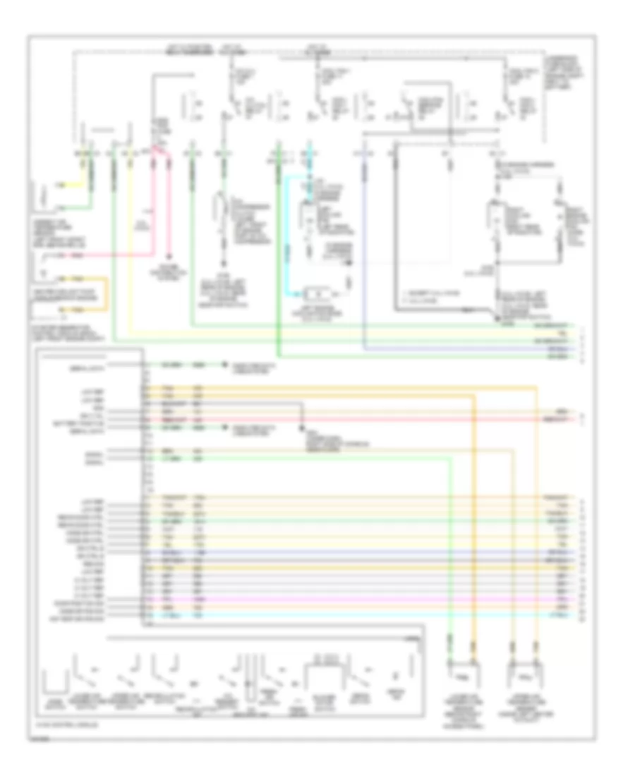 Automatic A C Wiring Diagram 1 of 2 for Saturn Aura XR 2009